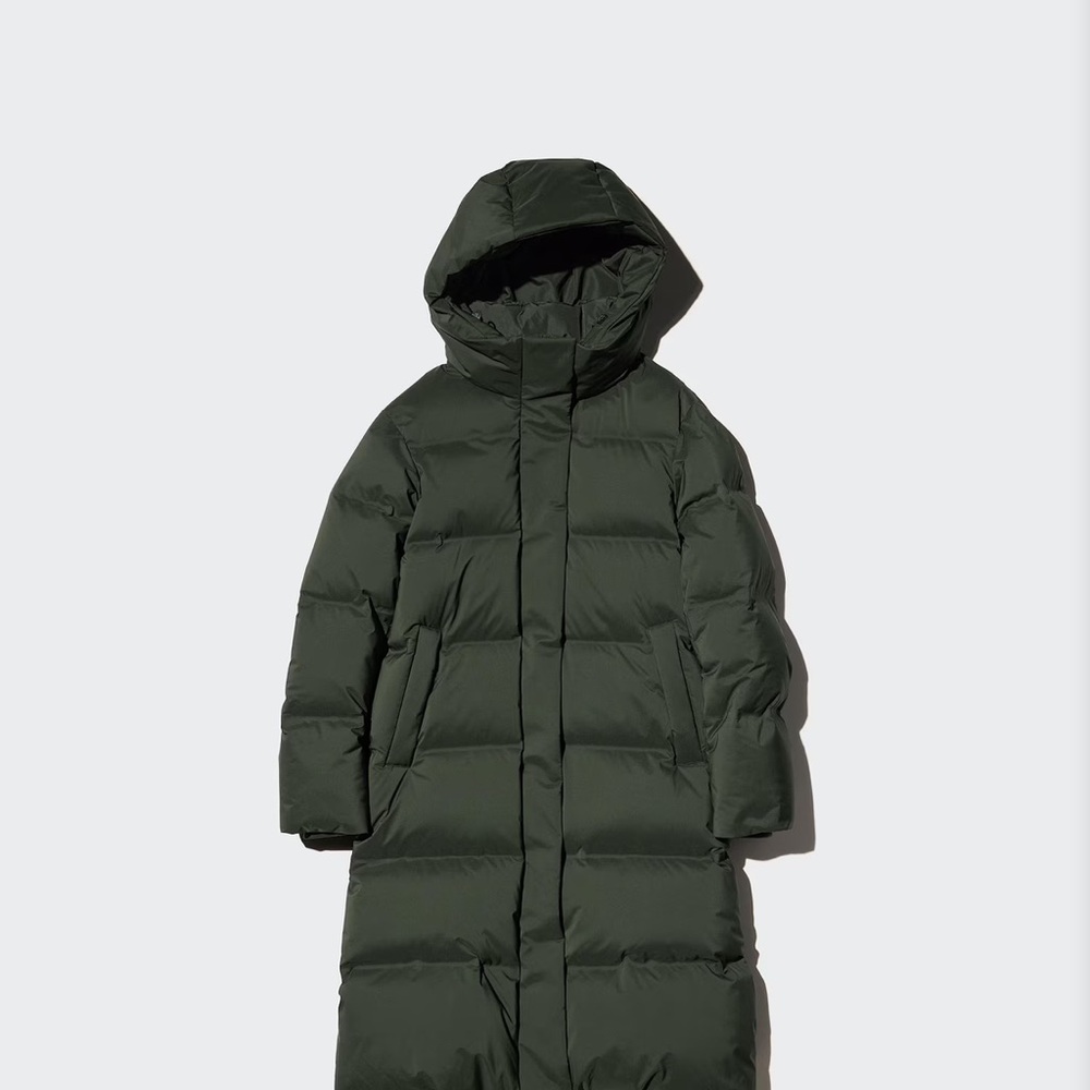 Uniqlo Long Puffer Coat - Black